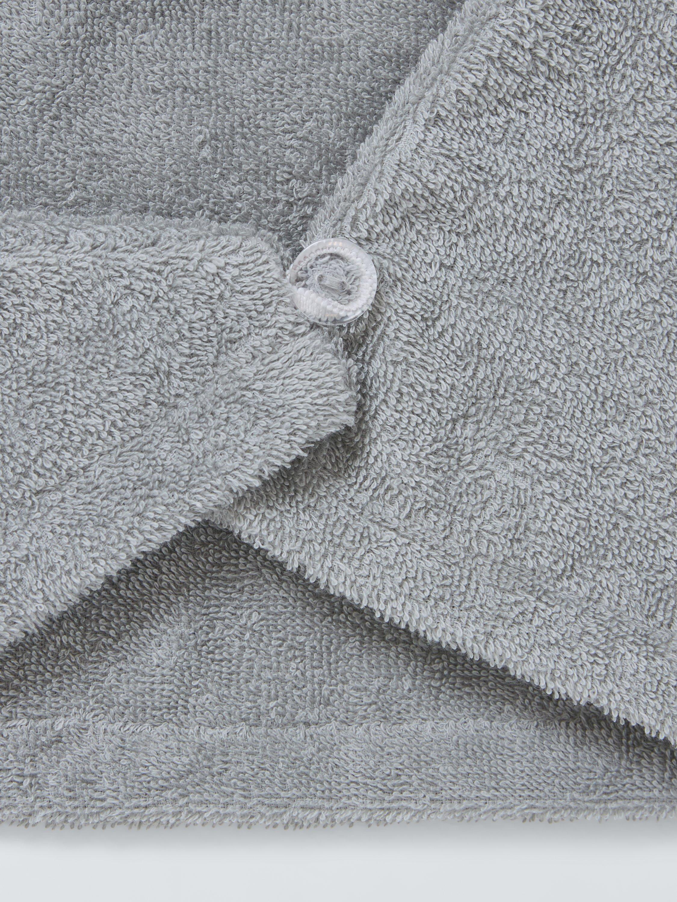 Product image 2 of 3, which shows John Lewis Egyptian Cotton Hair Wrap, Dove Grey