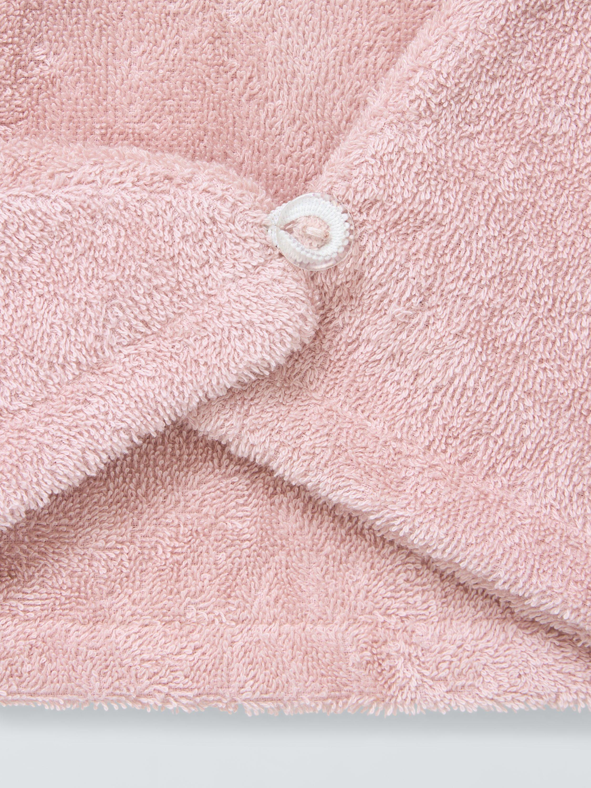 Product image 2 of 3, which shows John Lewis Egyptian Cotton Hair Wrap, Pale Pink