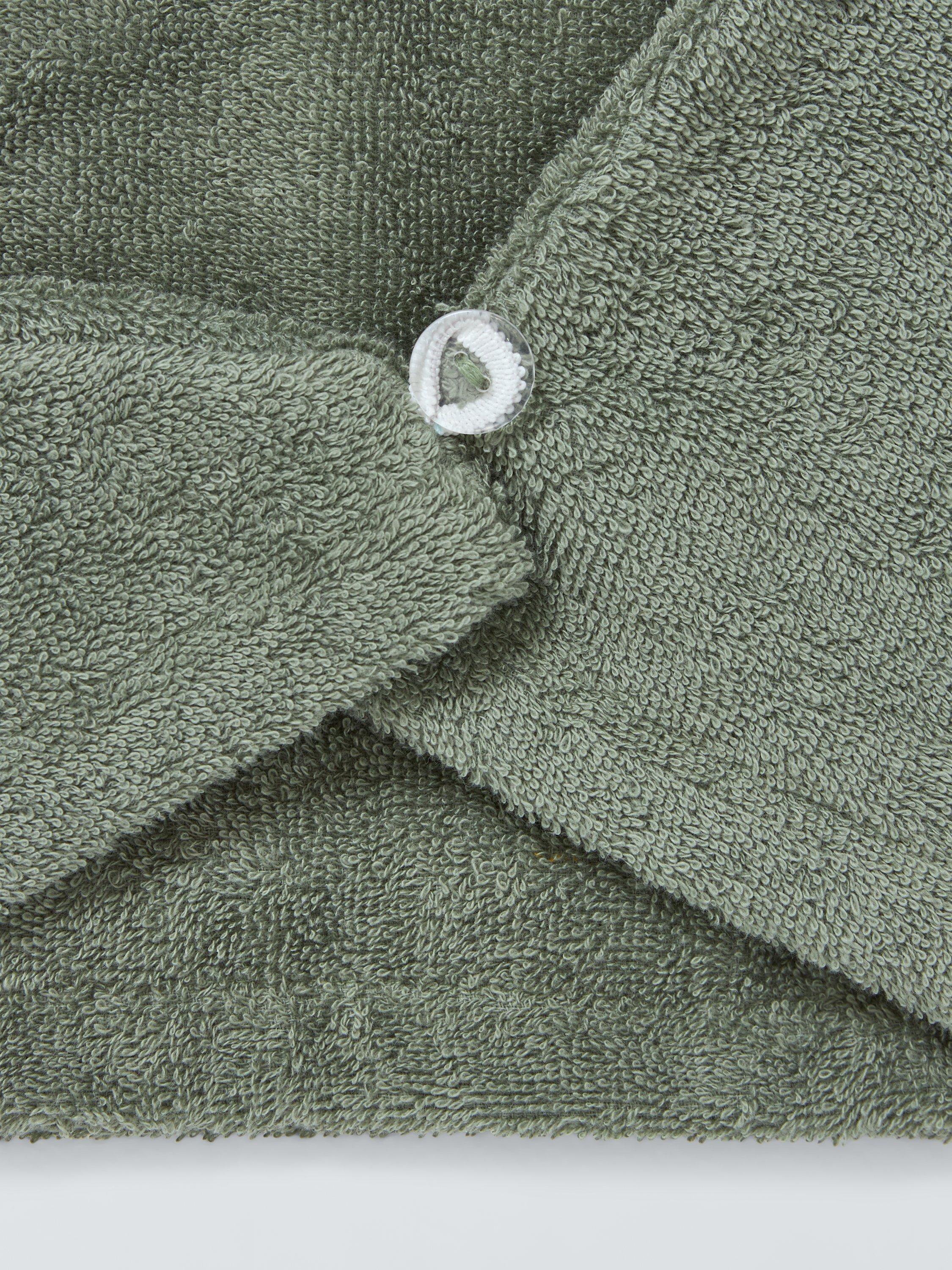 Product image 2 of 3, which shows John Lewis Egyptian Cotton Hair Wrap, Rosemary