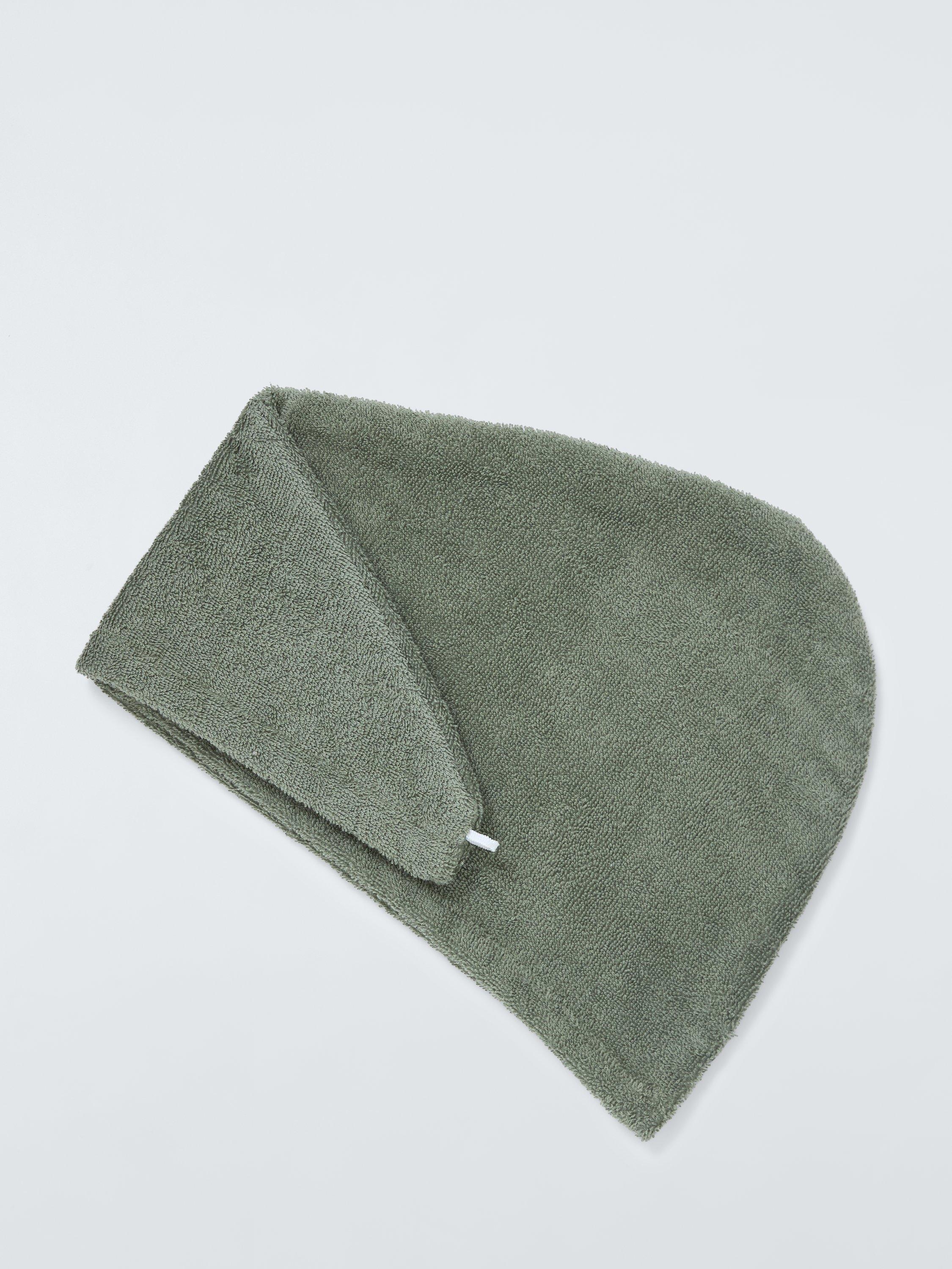 Product image 3 of 3, which shows John Lewis Egyptian Cotton Hair Wrap, Rosemary