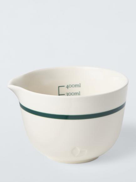 John Lewis X Deliciously Ella Fine China Mixing Jug, 400ml, Stone, Stone
