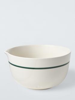 John Lewis X Deliciously Ella Fine China Mixing Bowl, 2.4L, Stone, Stone