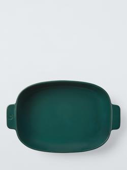 John Lewis X Deliciously Ella Stoneware Roaster with Handles, 26cm, Green - view 2, Green