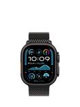 Apple Watch Ultra 2 GPS + Cellular, 49mm, Titanium Case with Milanese Loop, Black/Black