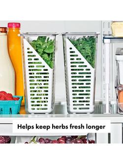 OXO Herb Keeper, White/Clear - view 2, White & Transparent