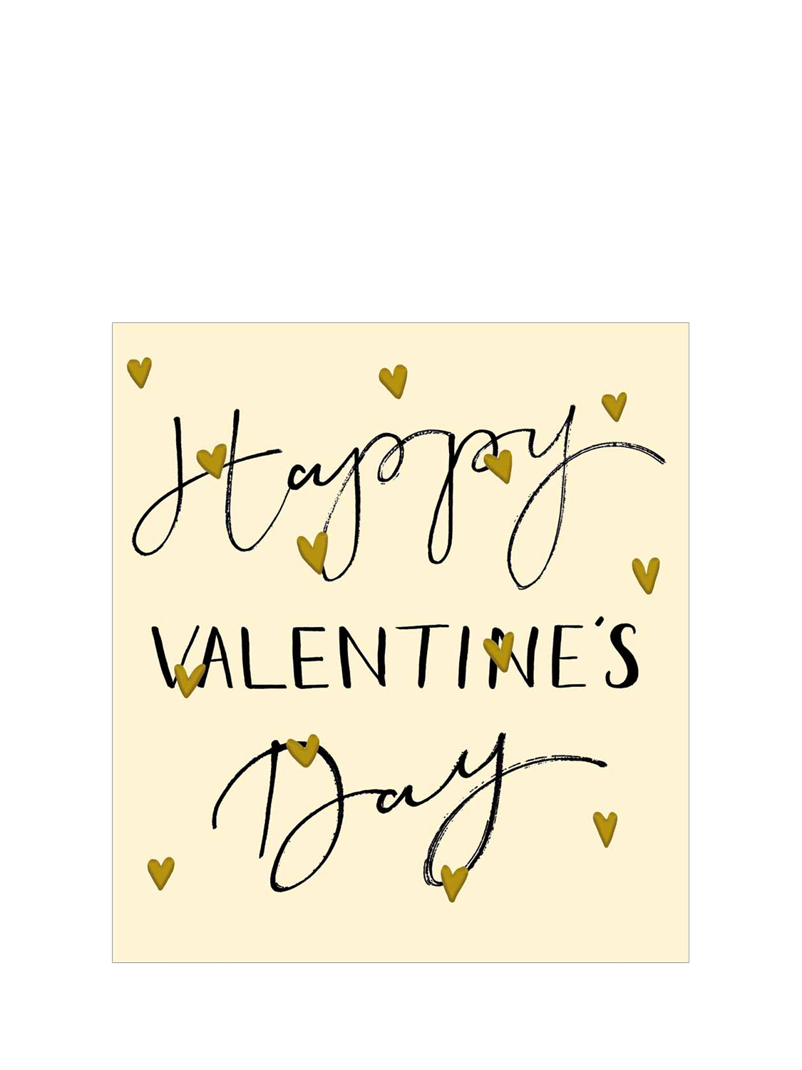 The Proper Mail Company Happy Valentine's Day Hearts Card