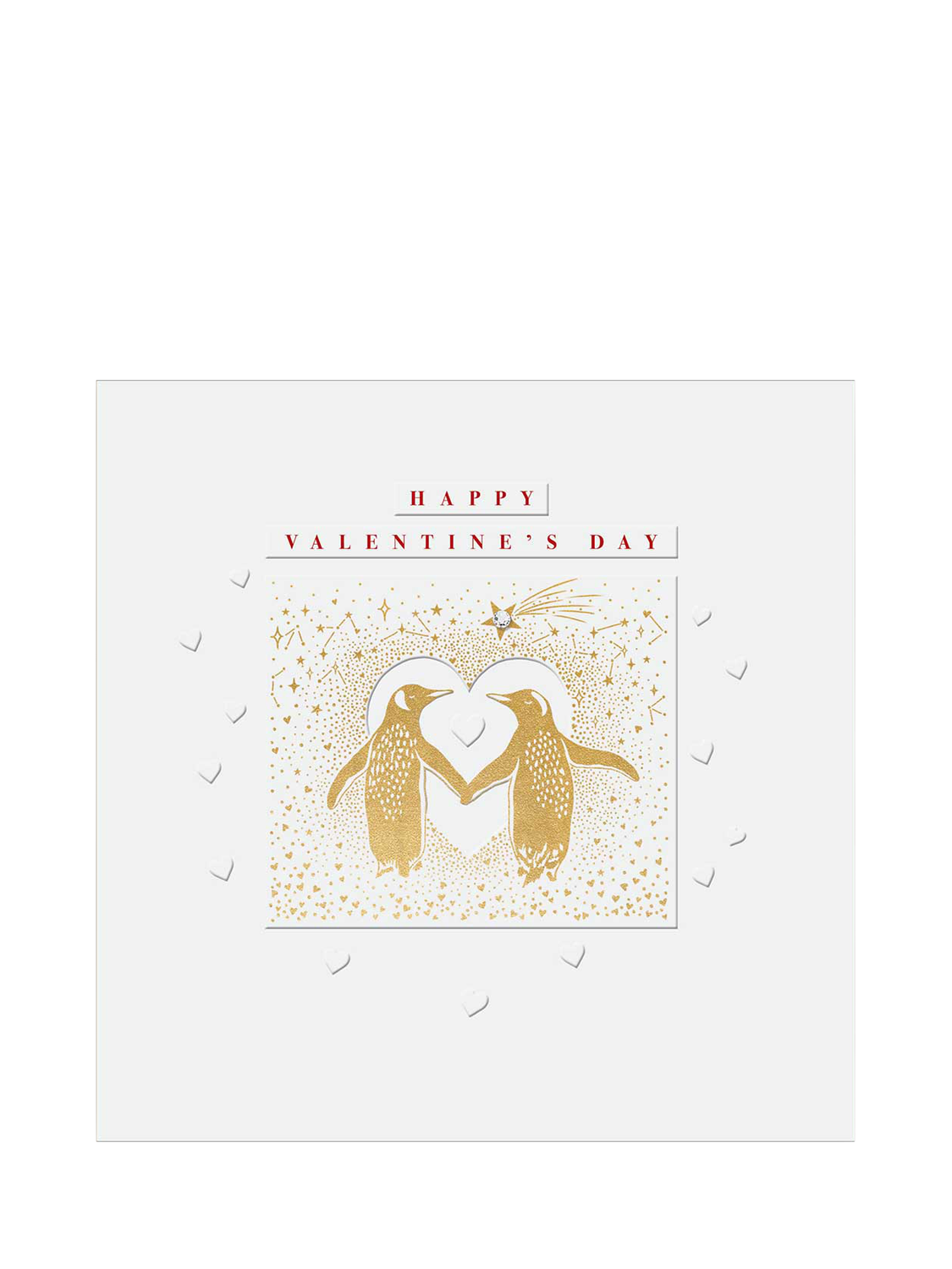 The Proper Mail Company Penguins Valentine's Day Card