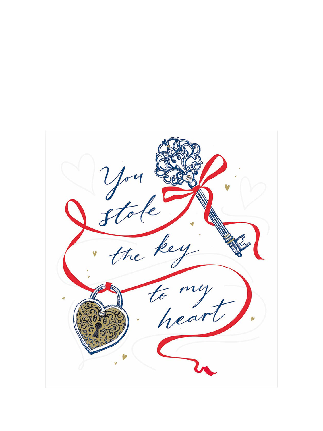 The Proper Mail Company You Stole the Key to My Heart Valentine's Day Card