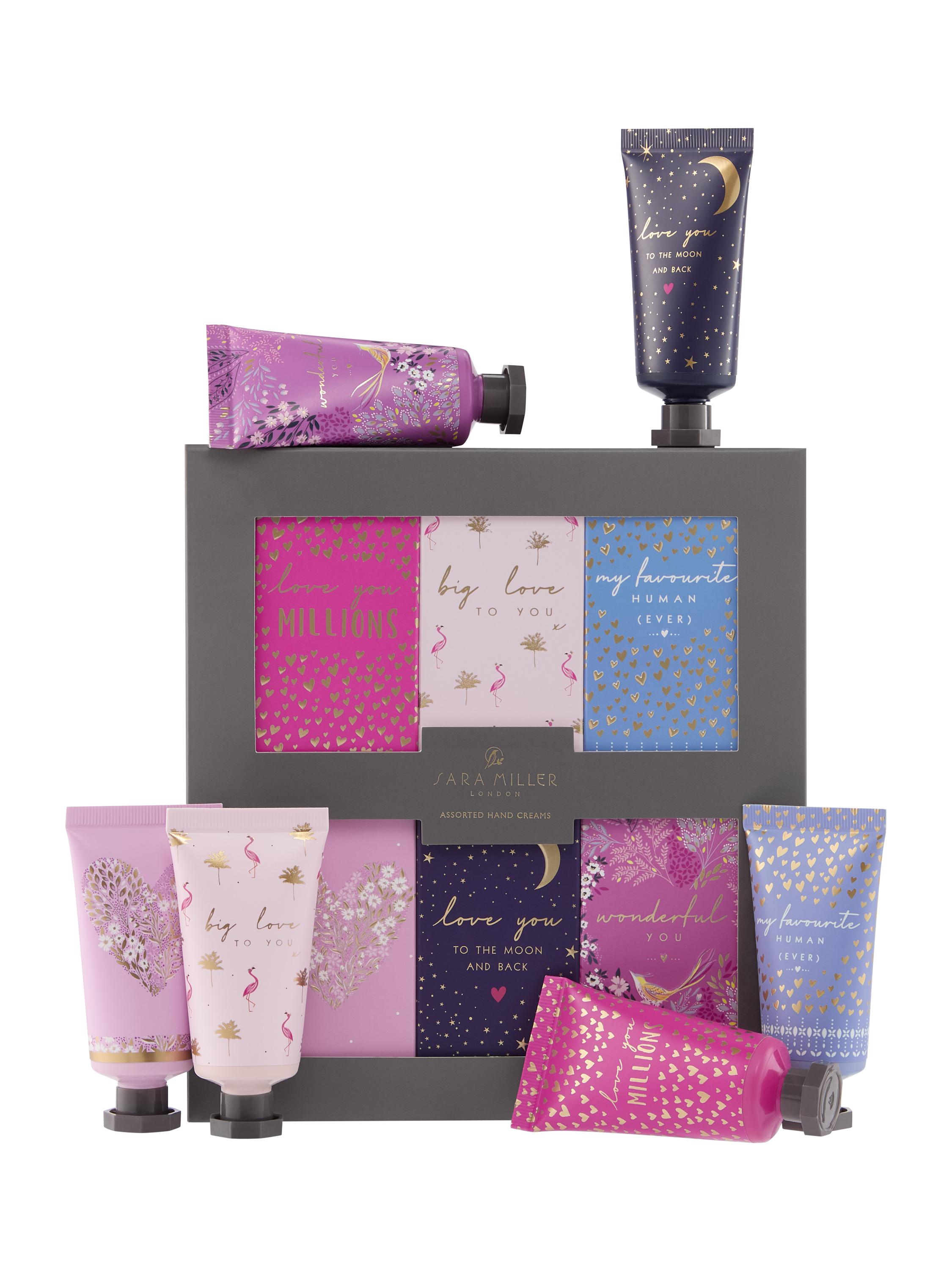 Product image 1 of 6, which shows Sara Miller Hand Cream Gift Set