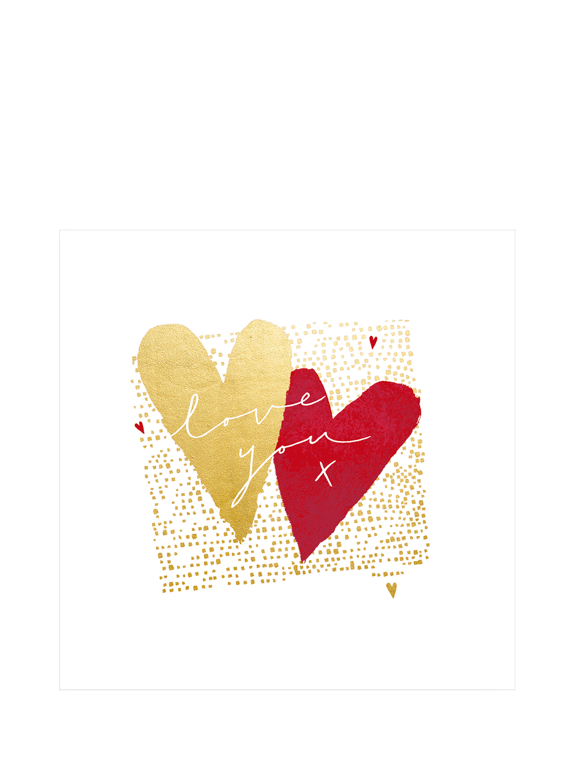 Woodmansterne Two Hearts Valentine's Day Card