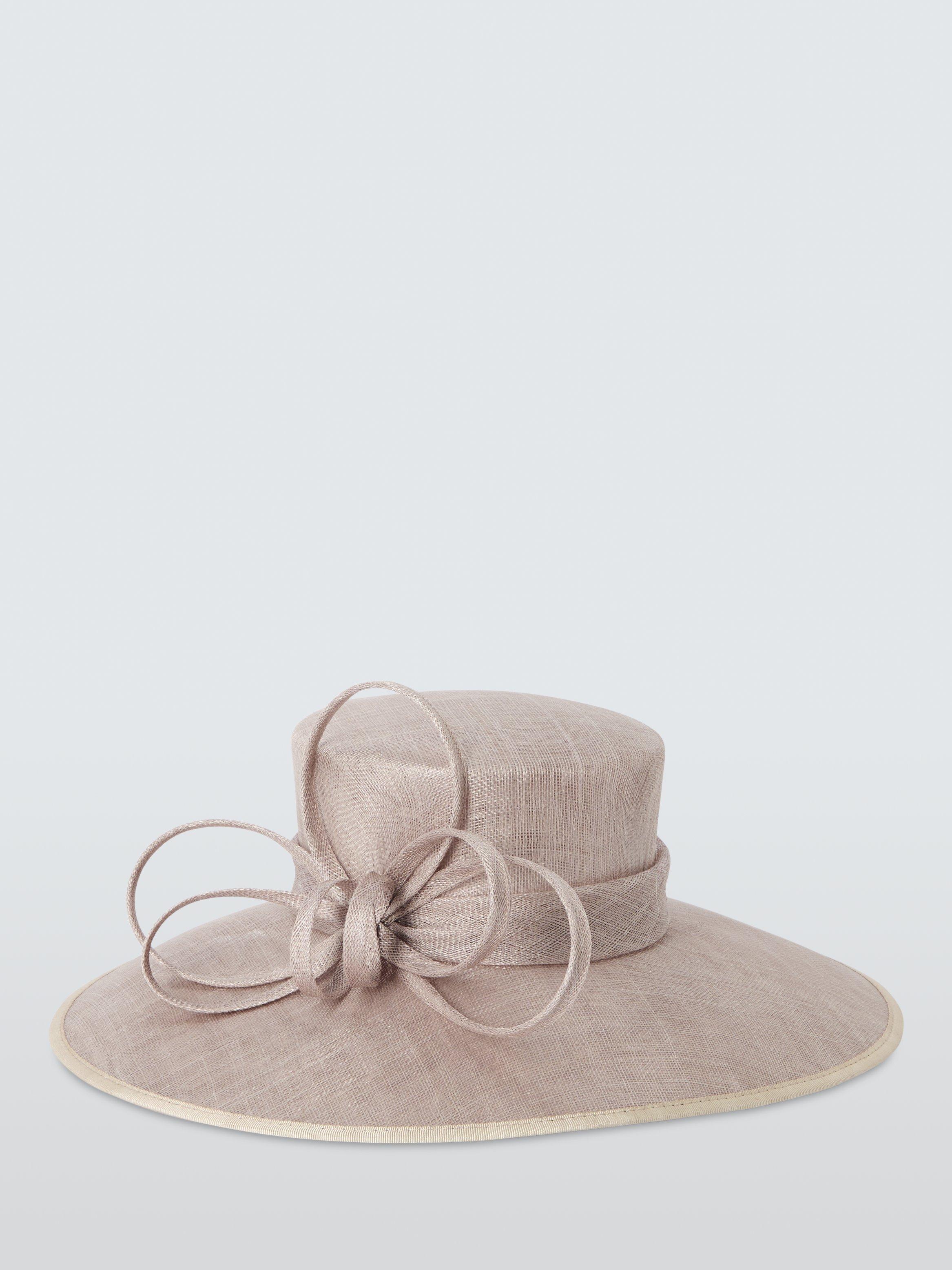 Product image 2 of 4, which shows John Lewis Hope Ribbon Woven Occasion Hat, Natural