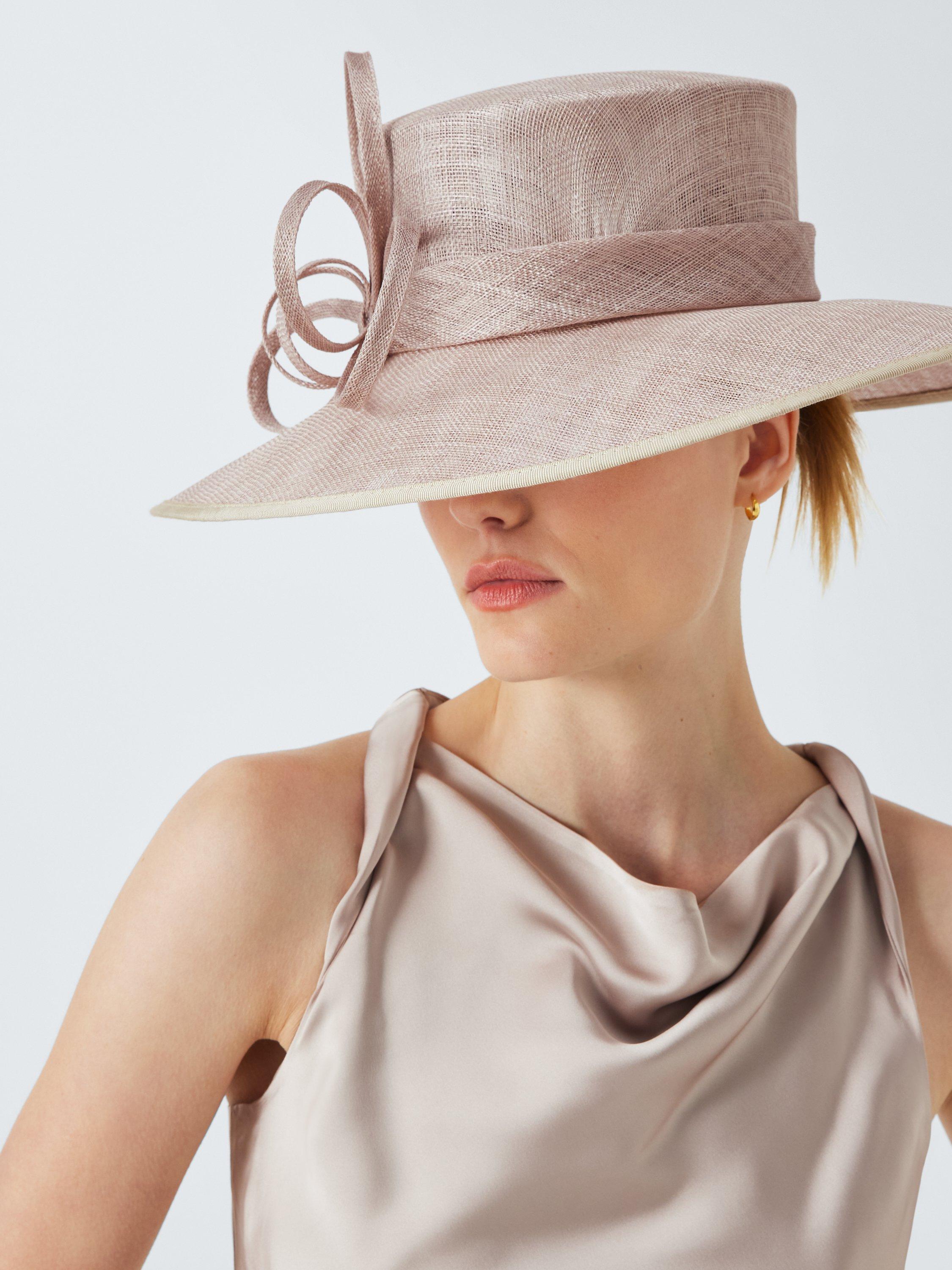 Product image 4 of 4, which shows John Lewis Hope Ribbon Woven Occasion Hat, Natural