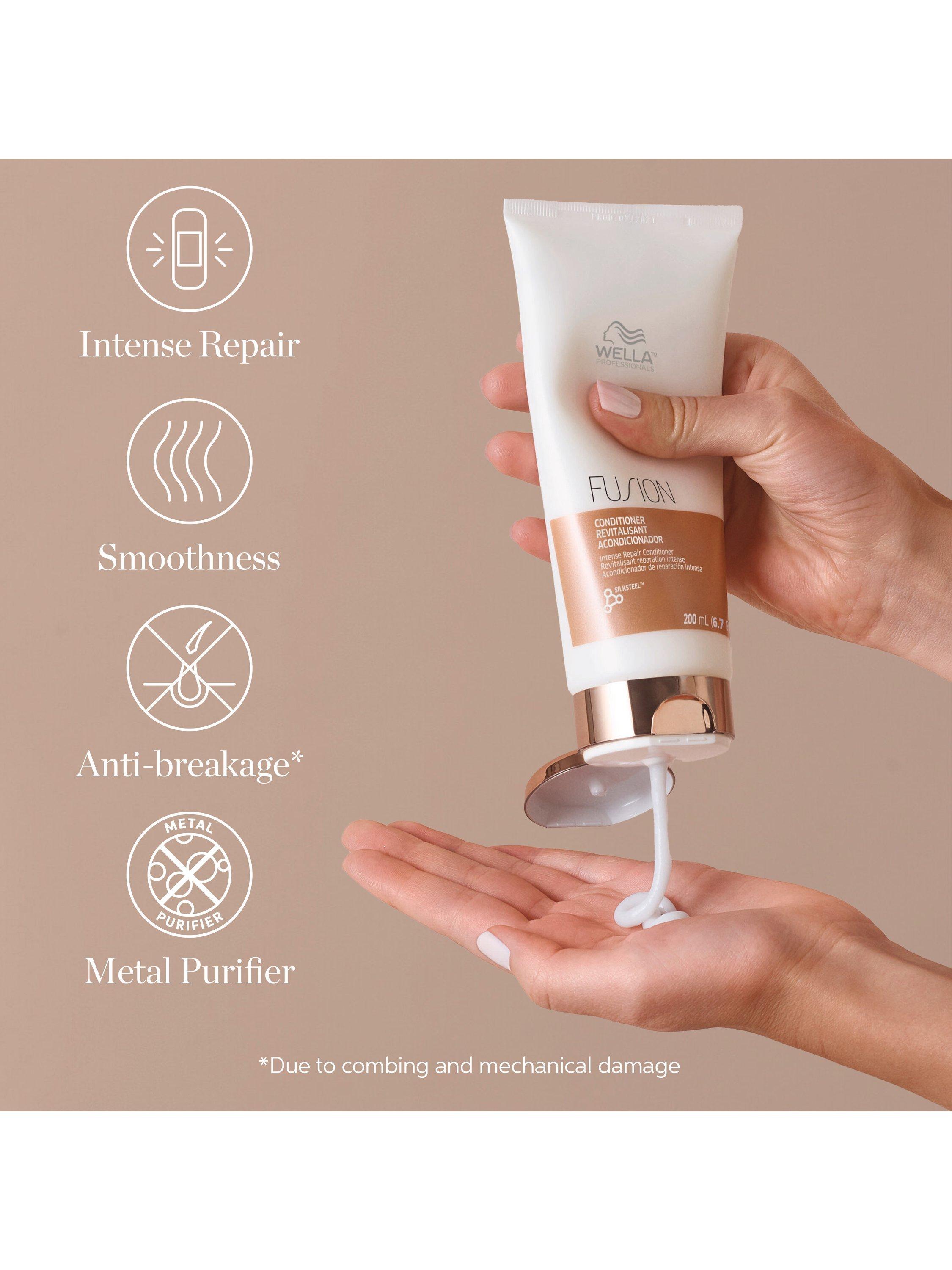 Product image 4 of 8, which shows Wella Professionals Fusion Intense Repair Conditioner for Dry and Damaged Hair and Protection Against Breakage, 200ml