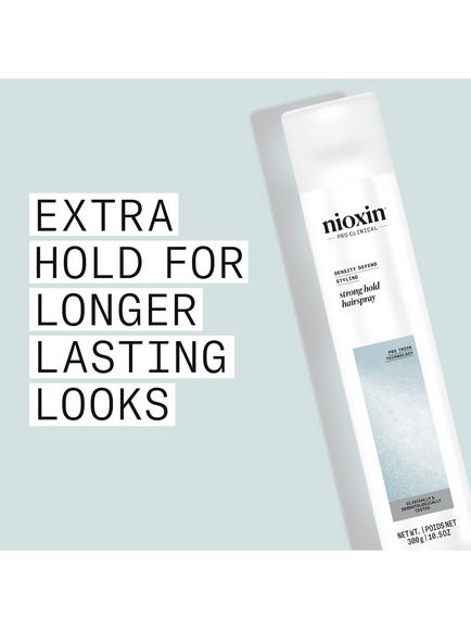 Nioxin Pro Clinical Density Defend Styling Strong Hold Hairspray, 300ml, 