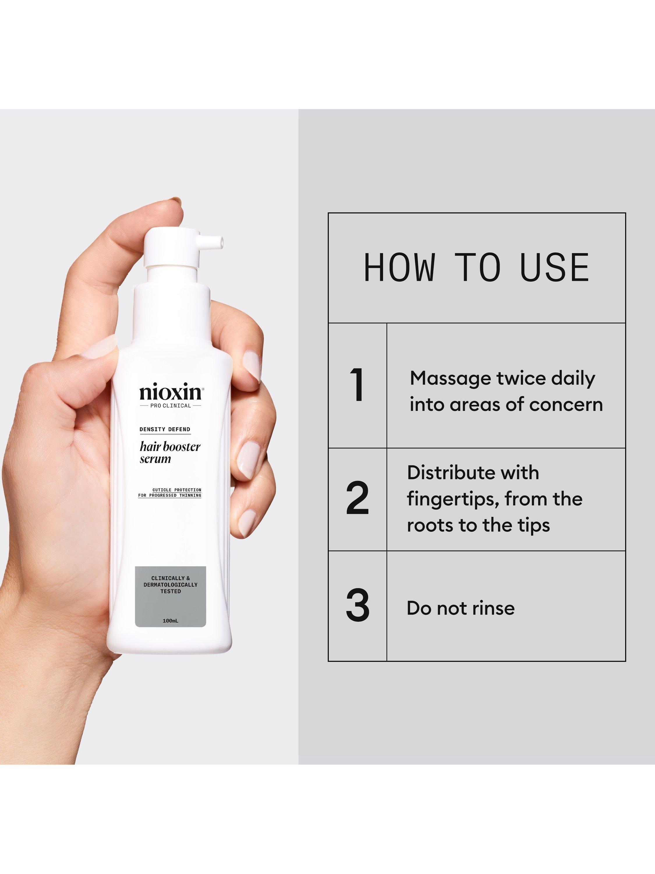 Product image 6 of 7, which shows Nioxin Pro Clinical Hair Booster Serum Advanced Leave-In Hair Treatment, 100ml