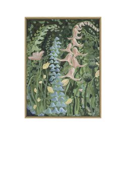 John Lewis Harlie Briggs 'In the Midst of Spring' Framed Canvas Print, 83 x 64cm, Blue, Green