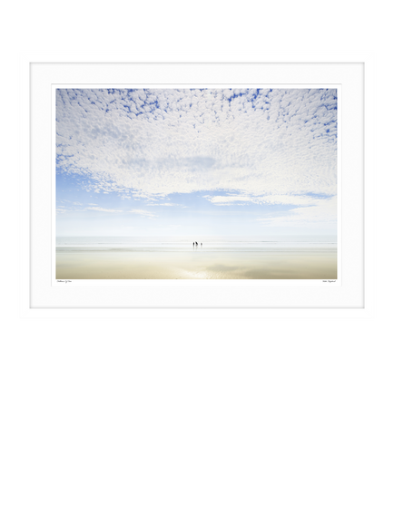 John Lewis Mike Shepherd 'Stillness of Time' Framed Print & Mount, 78.5 x 104.5cm, White/Blue, White / Blue