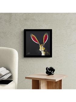 John Lewis Quinn Russell 'Alfie' Framed Print, 33.5 x 33.5cm, Black/Red - view 2, Black / Red