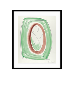 Tate + John Lewis Dame Barbara Hepworth 'November Green' Wood Framed Print & Mount, 62 x 52cm, Green