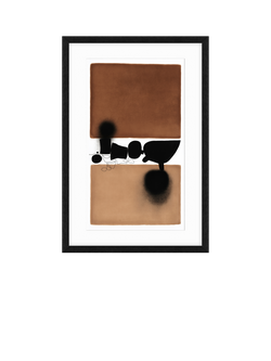 Tate + John Lewis Victor Pasmore 'Abstract' Wood Framed Print & Mount, 62 x 42cm, Brown