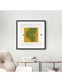 Tate + John Lewis Victor Pasmore 'Magic Eye 7' Wood Framed Print & Mount, 60 x 60cm - view 2, Green