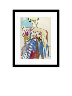 John Lewis Tony Green 'Camille' Framed Print & Mount, 53.5 x 43.5cm, Multi/Black, Multi / Black