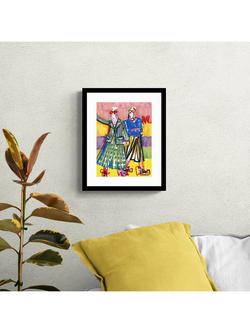 John Lewis Tony Green 'Gialux' Framed Print & Mount, 53.5 x 43.5cm, Multi/Black - view 2, Multi / Black