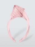 John Lewis Avery Knotted Headband Fascinator, Light Pink