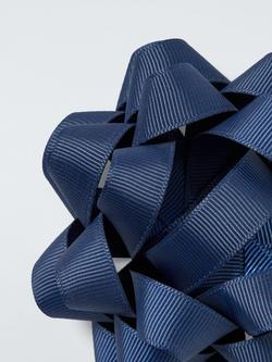 John Lewis Fabric Confetti Gift Bow, Blue - view 2, Multi