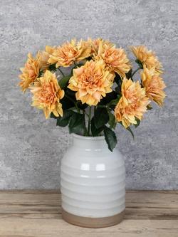 Floralsilk Artificial Juliet Dahlia, 61cm, Yellow - view 2, Yellow