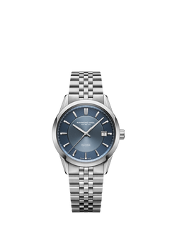 Raymond Weil Men's Freelancer 38 Automatic Date Bracelet Strap Watch, Silver