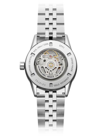 Raymond Weil Men's Freelancer 38 Automatic Date Bracelet Strap Watch - view 2, Silver