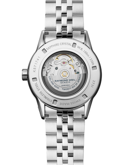 Raymond Weil Men's Freelancer 42 Automatic Date Bracelet Strap Watch, Silver/Blue - view 2, Silver