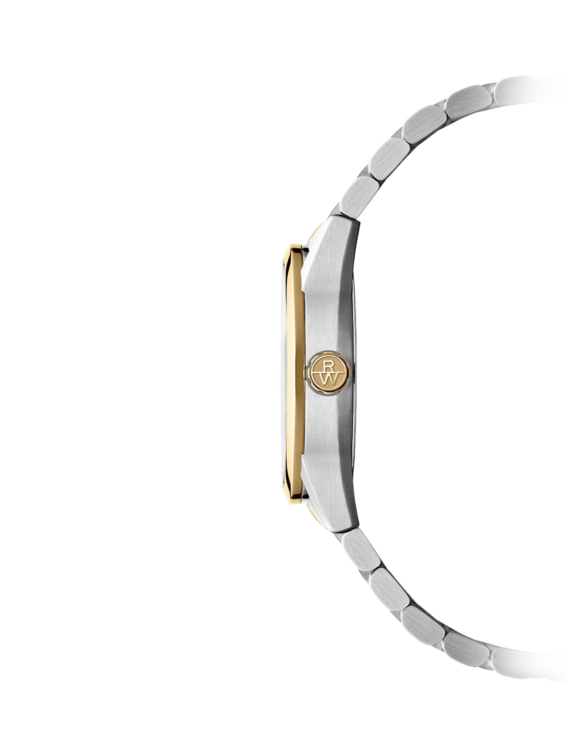 Product image 3 of 3, which shows Raymond Weil Men's Freelancer 42 Calibre RW1212 Automatic Two Tone Bracelet Strap Watch, Silver/Gold