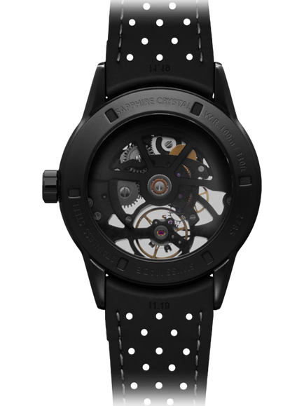 Raymond Weil Men's Freelancer 42 Calibre RW1212 Skeleton Automatic Rubber Strap Watch, Black - view 2, Black