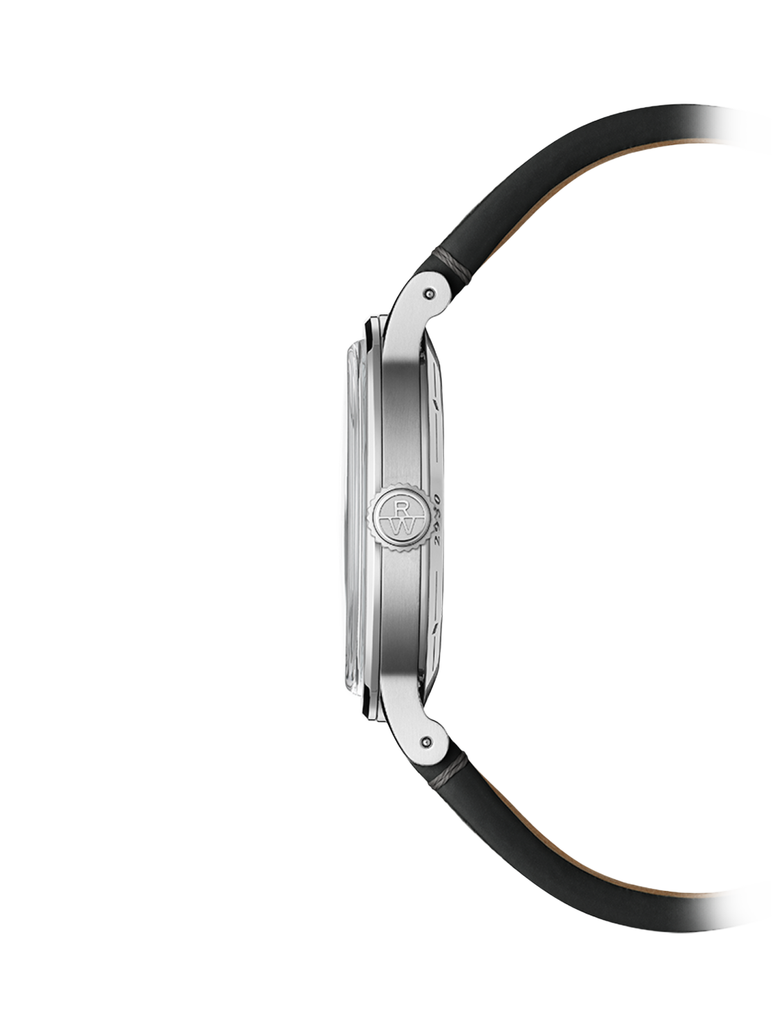 Product image 3 of 3, which shows Raymond Weil Men's Millesime 39.5 Seconds Dial Automatic Leather Strap Watch, Silver/Black
