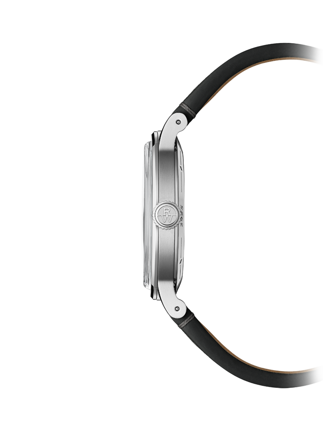 Product image 3 of 3, which shows Raymond Weil Men's Millesime 39.5 Automatic Leather Strap Watch, Silver/Black