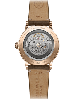 Raymond Weil Men's Millesime 39.5 Automatic Leather Strap Watch, Rose - view 2, Rose