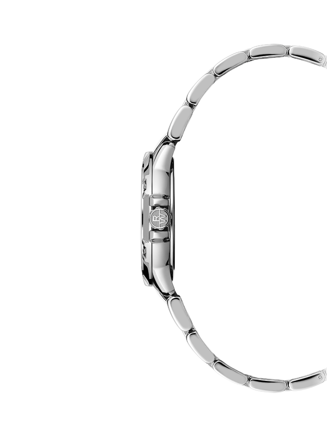 Product image 3 of 3, which shows Raymond Weil Women's Tango 30 Date Bracelet Strap Watch, Silver/Green