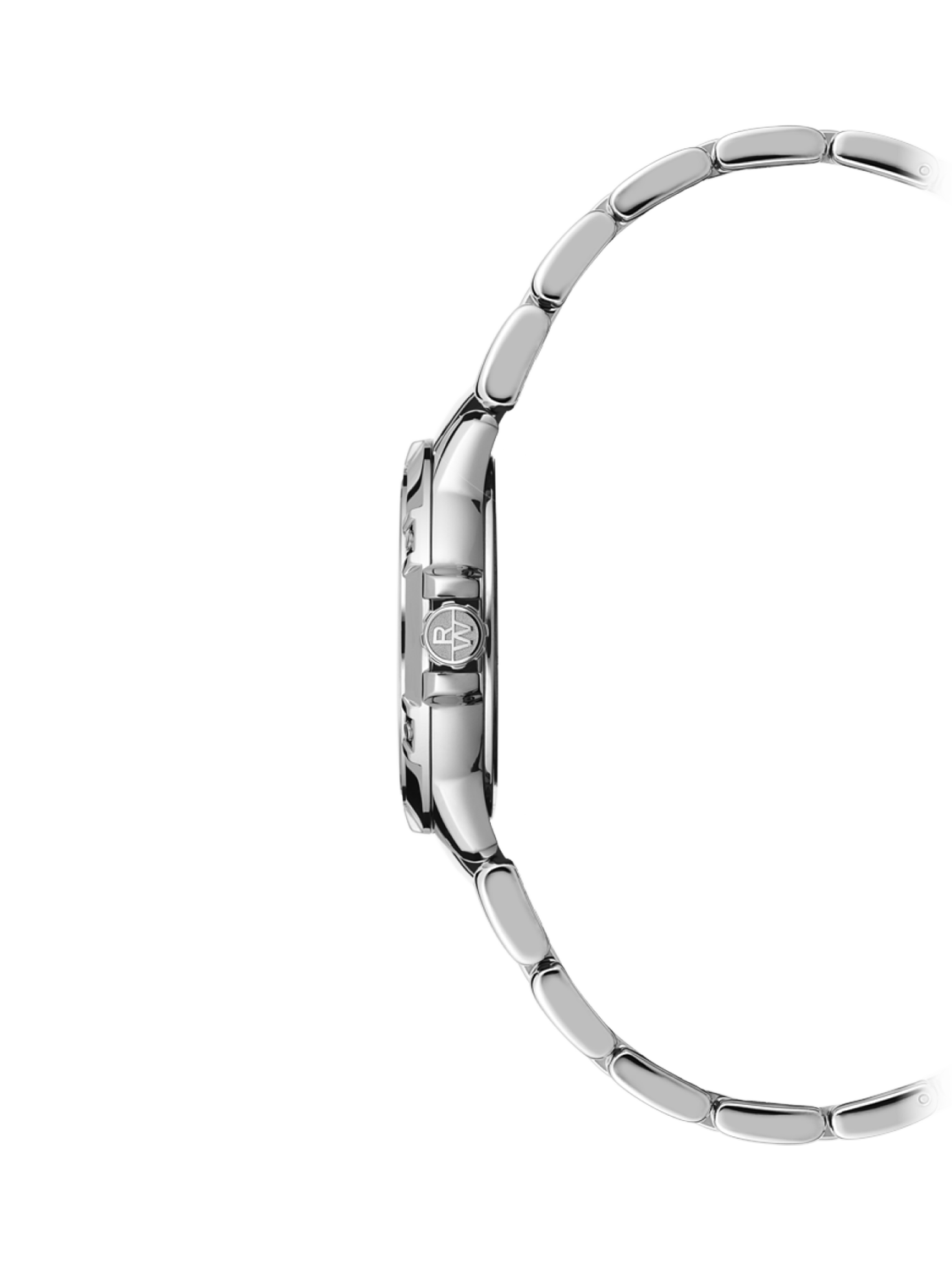 Product image 3 of 3, which shows Raymond Weil Women's Tango 30 Date Bracelet Strap Watch, Silver/Ice Green