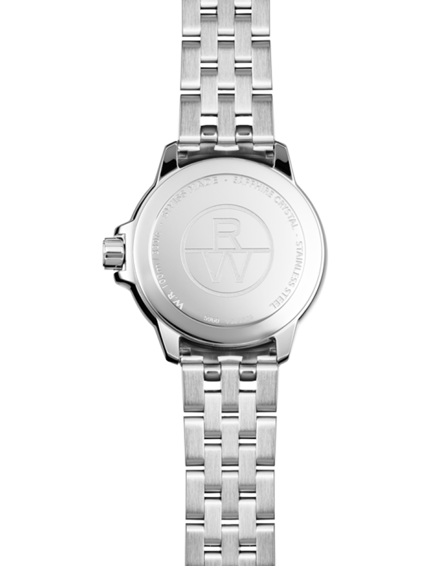 Product image 2 of 3, which shows Raymond Women's Weil Tango 30mm Watch, Pink/Silver
