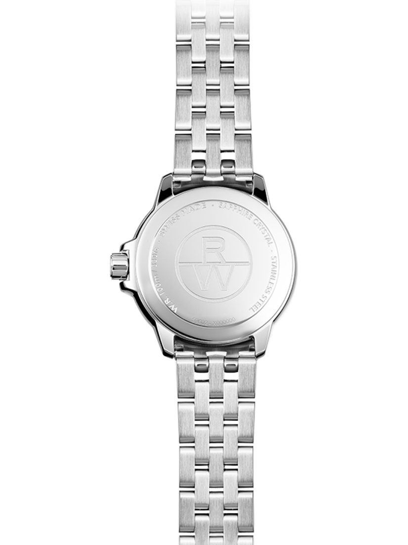 Product image 2 of 3, which shows Raymond Weil Women's Tango 30 Date Bracelet Strap Watch, Silver/White