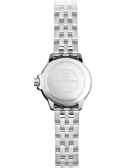 Raymond Weil Women's Tango 30 Date Bracelet Strap Watch, Silver/White - view 2, Silver
