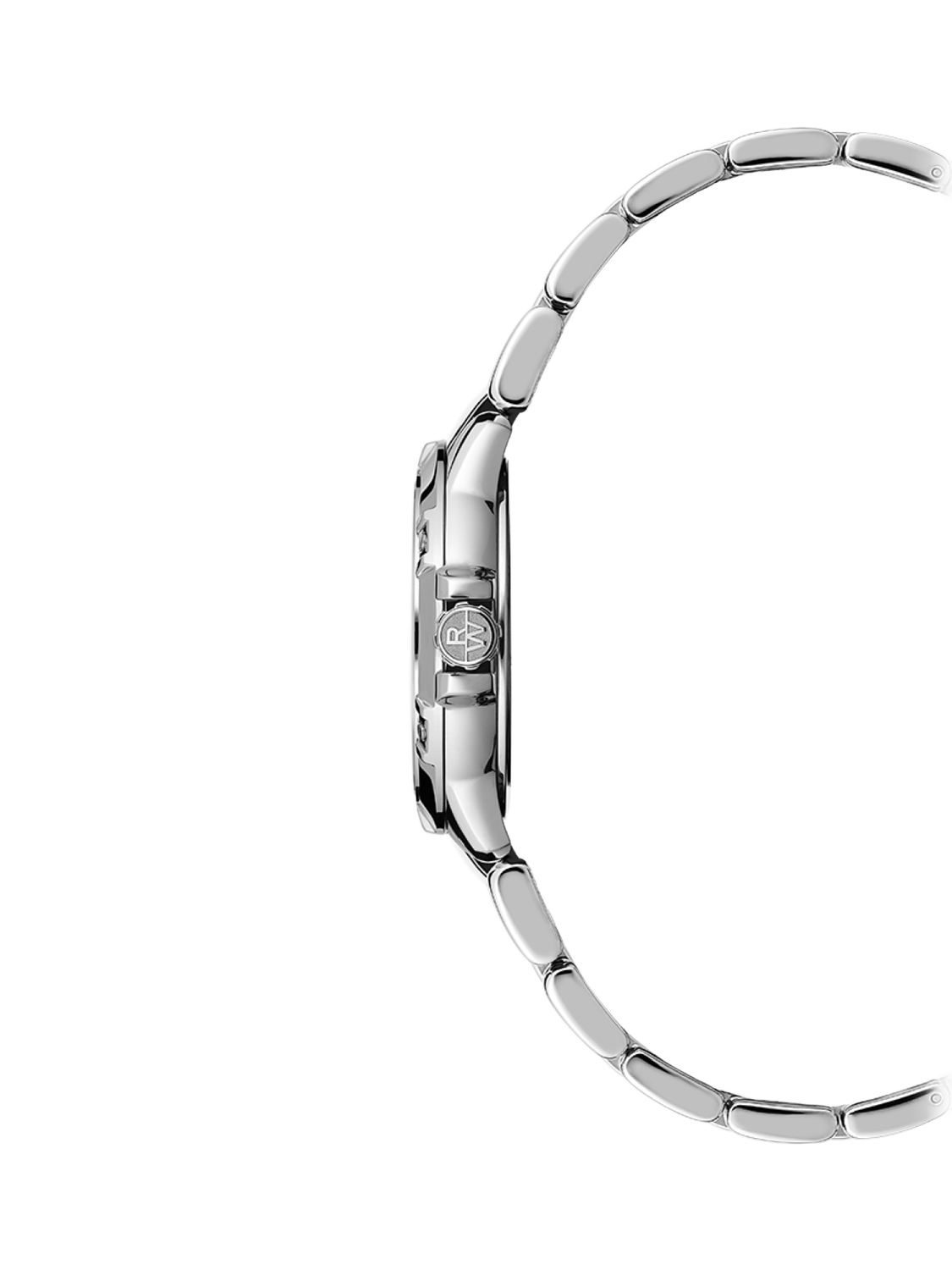 Product image 3 of 3, which shows Raymond Weil Women's Tango 30 Date Bracelet Strap Watch, Silver/White