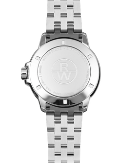 Raymond Weil Men's Tango 41 Date Bracelet Strap Watch, Silver/Black - view 2, Silver