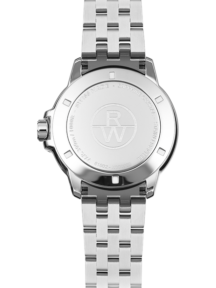 Raymond Weil Men's Tango 41 Date Bracelet Strap Watch, Silver/Black - view 2, Silver