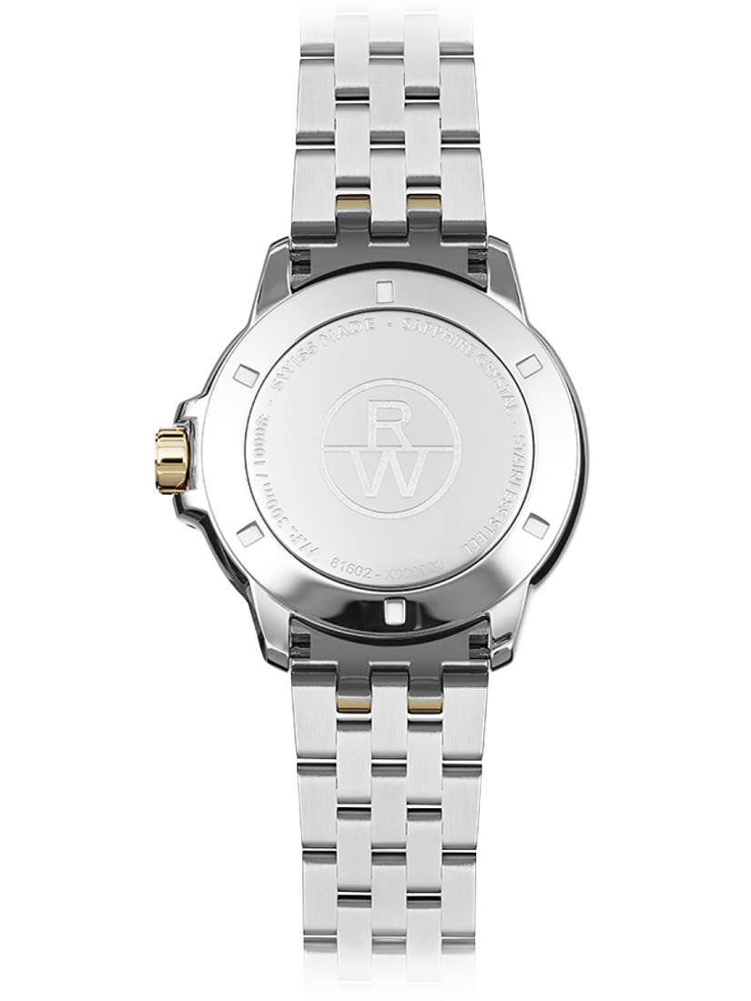 Product image 2 of 3, which shows Raymond Weil Men's Tango 41 Date Bracelet Strap Watch, Silver/Gold