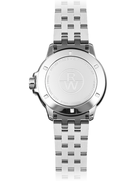 Raymond Weil Men's Tango 41 Date Bracelet Strap Watch, Silver/Green - view 2, Silver