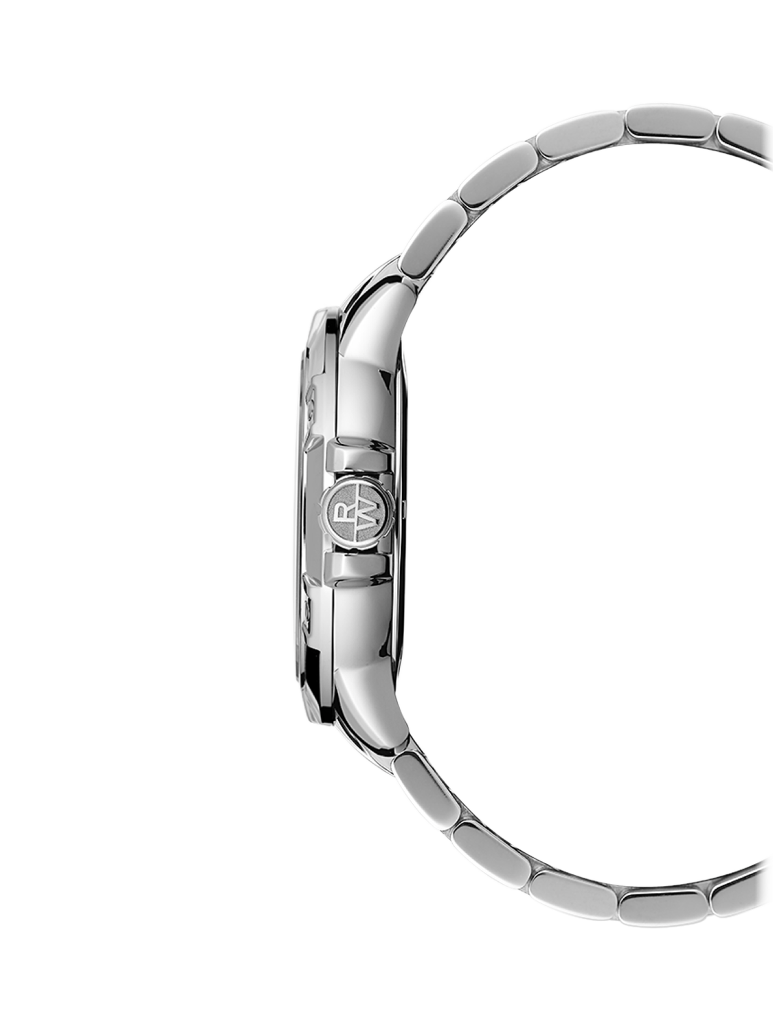 Product image 3 of 3, which shows Raymond Weil Men's Tango 41 Date Bracelet Strap Watch, Silver/Green