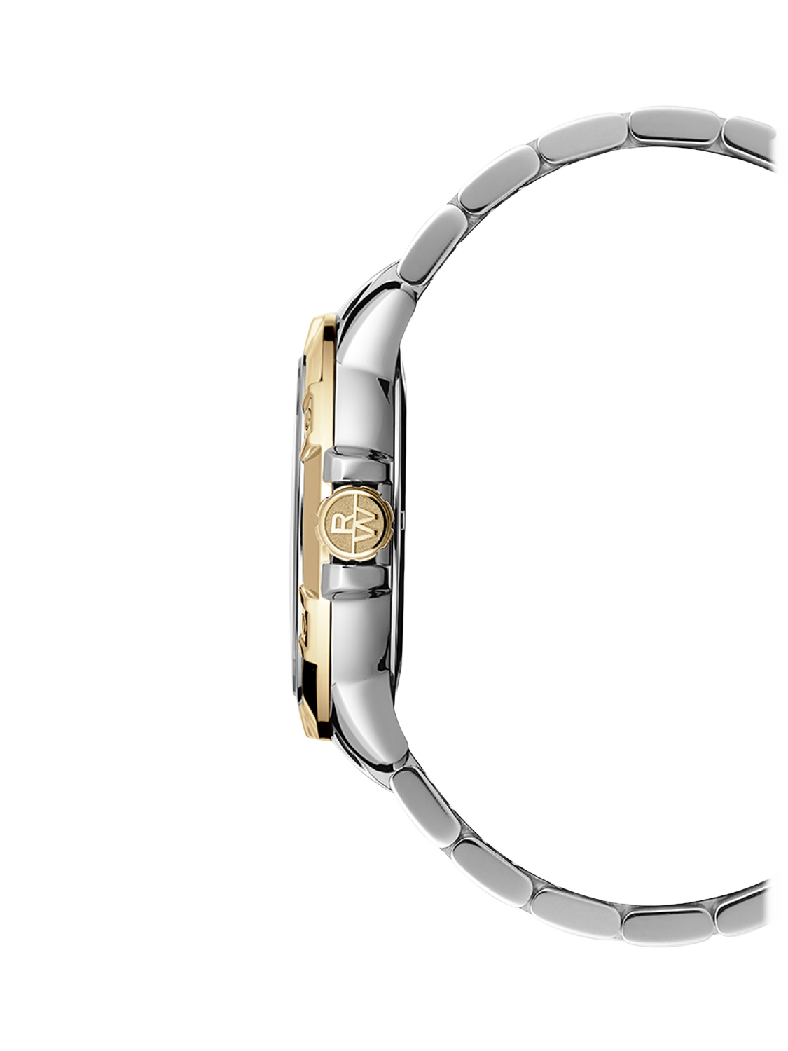 Product image 3 of 3, which shows Raymond Weil Men's Tango 41 Date Bracelet Strap Watch, Silver/Gold